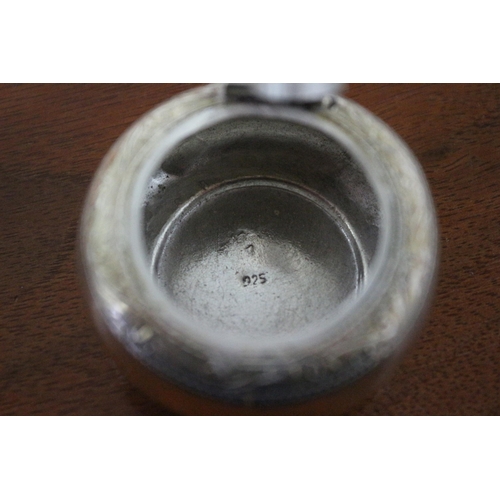 477 - 925 Marked Silver Pocket Ashtray - 22.8g