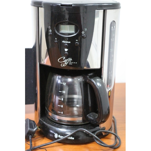 202 - Russell Hobbs Caffe Turino Maker plus Acoustics Solutions DAB, CD Player