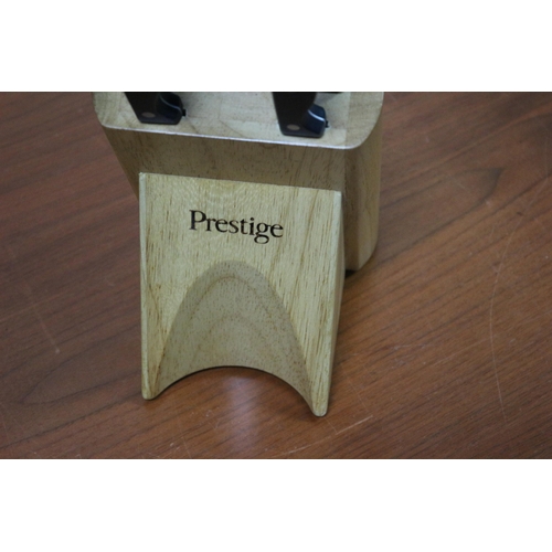 219 - Prestige Kitchen Knife Block with Knives