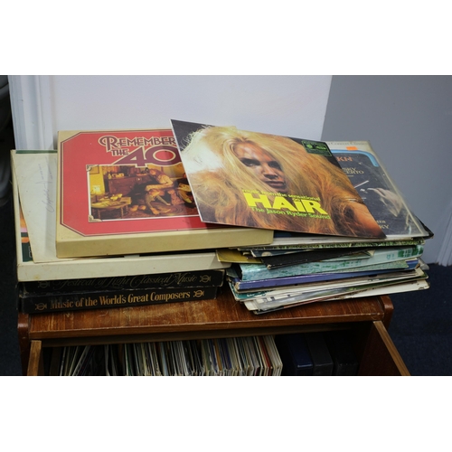 225 - Large Quantity of Vinyl Singles and LP's, including The Beatles and Mixed Genre - This Lot Comes wit... 