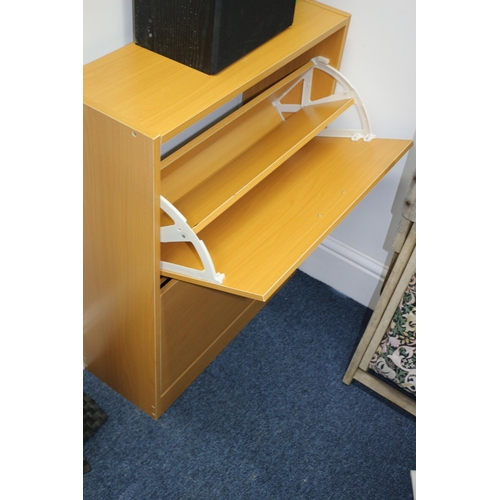 231 - Fold Up Front Shoe Cupboard