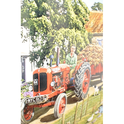 435 - Nuffield Tractor Sign Big 70cmx50cm