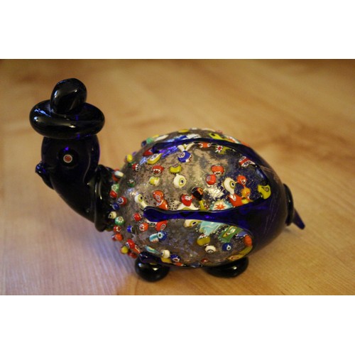 186 - Superb and Rare Piece of Murano - Animal Hand Blown Item with Individual Canes - Signed by Both the ... 