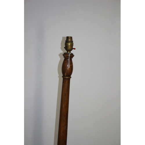 250 - Vintage  Wooden Floor Lamp - 157cm