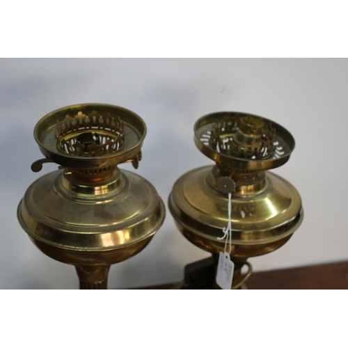 265 - 2 x Vintage Oil Lamps that have been Converted to Electric