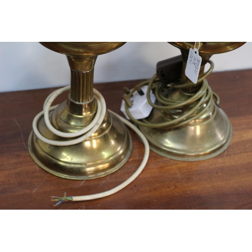 265 - 2 x Vintage Oil Lamps that have been Converted to Electric