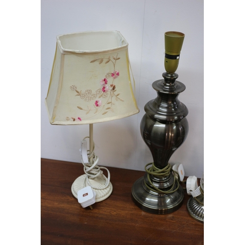 268 - A Selection of Table Lamps, one Brand New