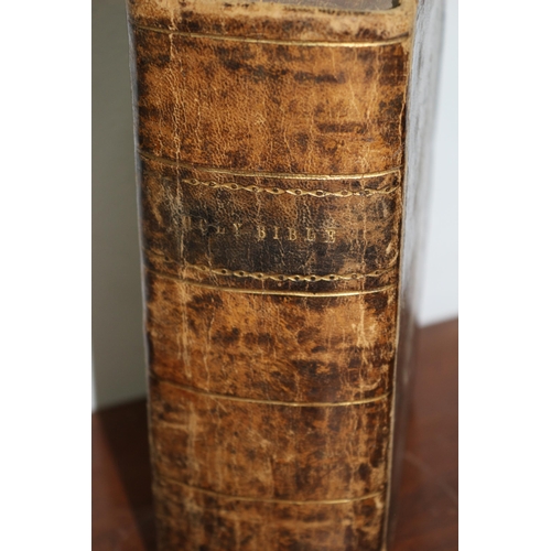 36 - 1783 Example of The Holy Bible with Leather Backing