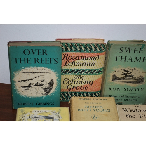 40 - A Very Nice Selection of Vintage Books, all With Dust Covers and all Good Collectable Titles