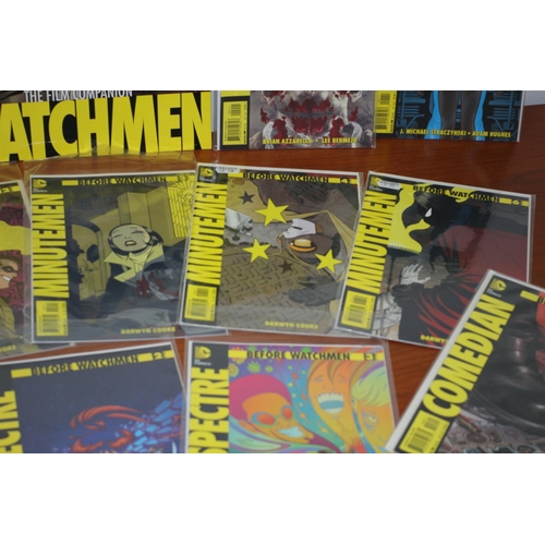 88 - 2 x Watchman Books plus a Collection of Before Watchman Comics - Boarded and Bagged