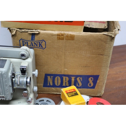 319 - Vintage Plank - Noris 8 Projector plus Prinz Oxford 8mm Movie Editor - Both in Original Boxes