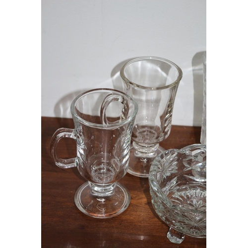 324 - Collection of Glassware including a Lead Crystal Vase