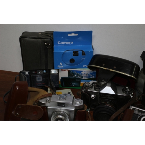 326 - Very Interesting Large Collection of Vintage Cameras and Metering Equipment - Including Names Ross E... 