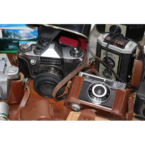 326 - Very Interesting Large Collection of Vintage Cameras and Metering Equipment - Including Names Ross E... 