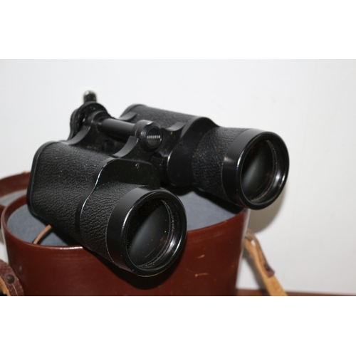 329 - A Pair of Carl Zeiss Jena Jenoptem 10 x 50 - Multi Coated Binoculars with Original Case