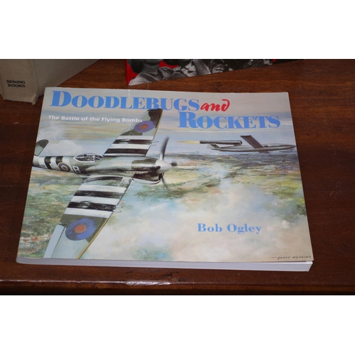 332 - A Signed Copy of Doodlebugs and Rockets by Bob Ogley plus a Nice Book Titled A Pictorial History of ... 