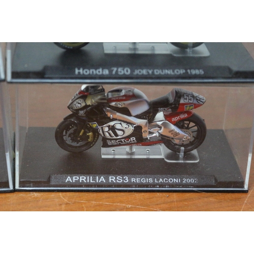 341 - 10 x Die Cast Boxed Models of Famous Motorcycles Ridden by Famous Riders - Over £100 Worth