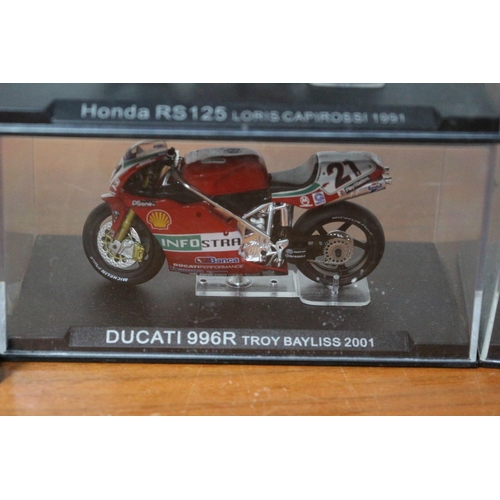 341 - 10 x Die Cast Boxed Models of Famous Motorcycles Ridden by Famous Riders - Over £100 Worth