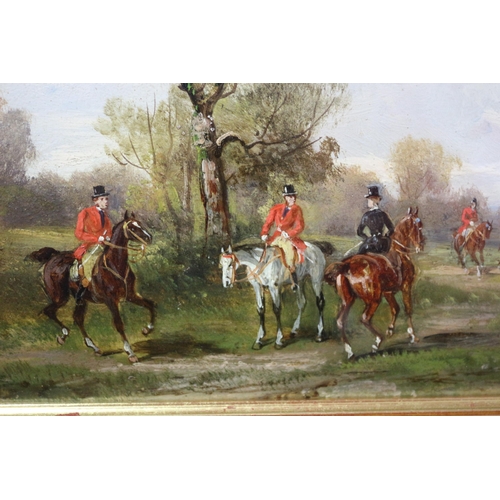 290 - Pair of Fantastically Executed Oil on Board Hunting Scene Paintings, Framed. By Renowned Artist Robe... 