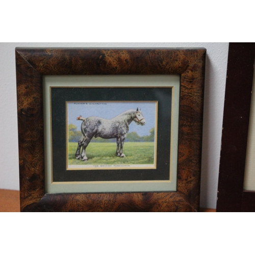 365 - Pair of Prints Depicting Shire Horses plus a Larger Print of a Hop Picking Tallyman - Framed and Gla... 