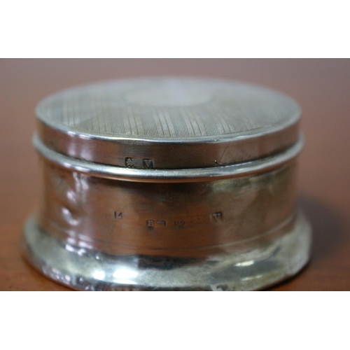 373 - Birmingham Silver Hallmarked Lidded Pot - 40.9g