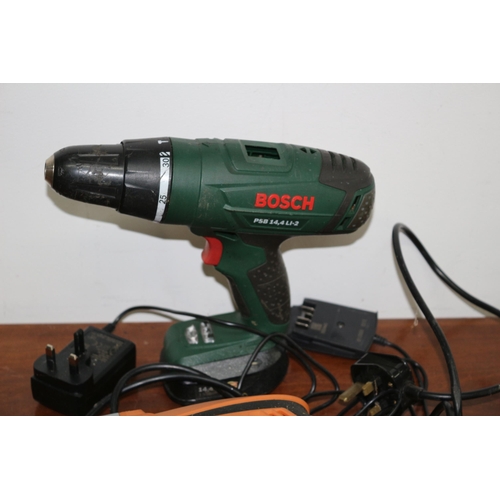 22 - Tested and Working Worx Drill plus Bosch Drill (untested)