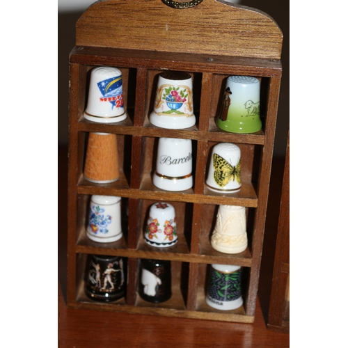 30 - Good Sized Collection of Thimbles including Wedgwood - All in Presentation Cases