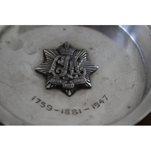 40 - Sterling Silver Marked Military Dish - 55-5g