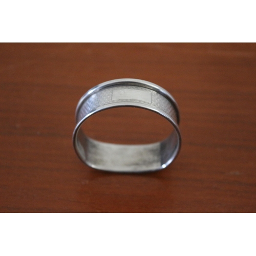 43 - Hallmarked Silver Napkin Ring - Good Weight