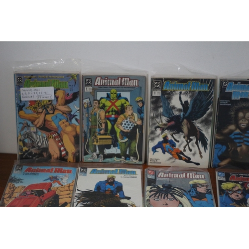 58 - Large Collection of Animal Man DC Comics - 70+