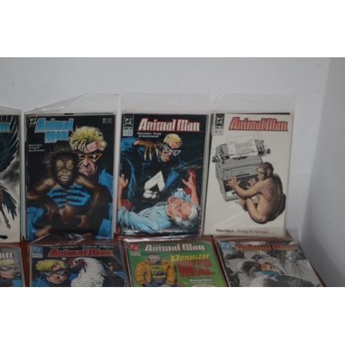 58 - Large Collection of Animal Man DC Comics - 70+