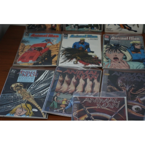 58 - Large Collection of Animal Man DC Comics - 70+