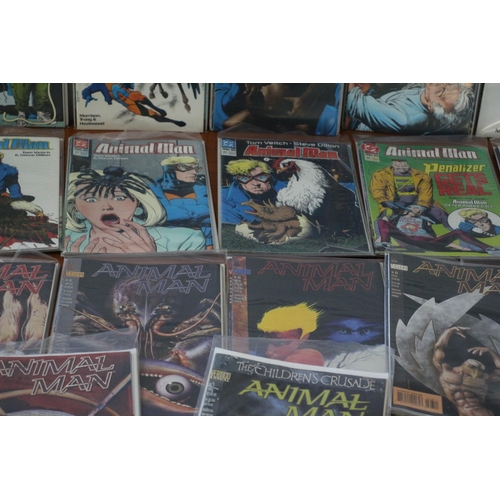 58 - Large Collection of Animal Man DC Comics - 70+