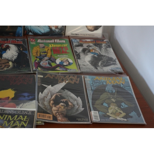 58 - Large Collection of Animal Man DC Comics - 70+