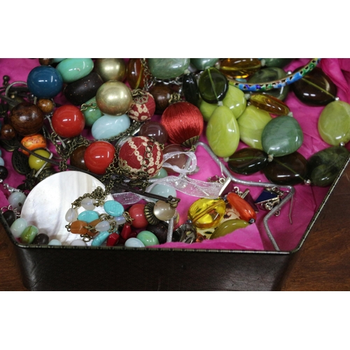 101 - A Large Collection of Costume Jewellery, Some with Semi-Precious Stones