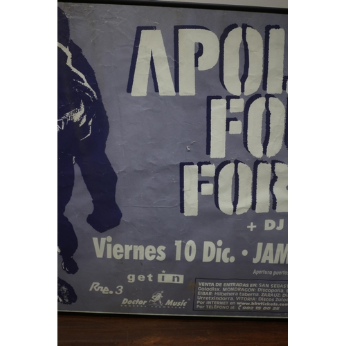 159 - Apollo Four Forty Spanish Original and Framed Poster - 101 x 71cm