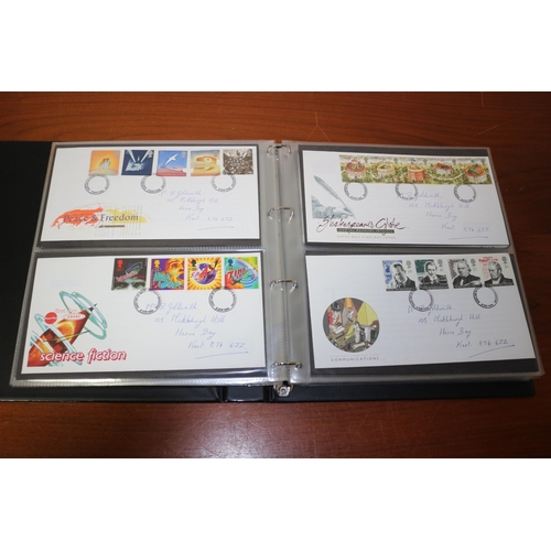 78 - Collection of 98 British 1990's First Day Covers in an Album