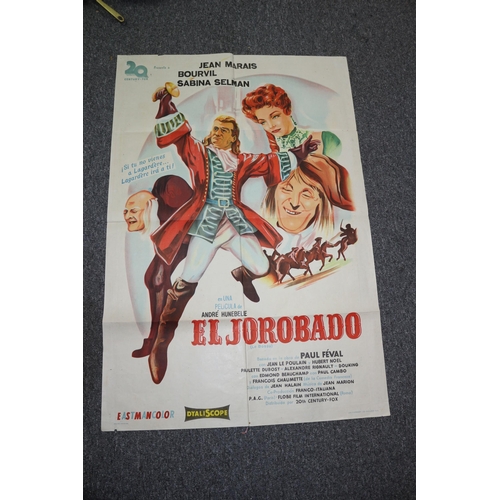 82 - Genuine Argentinian 20th Century Fox Film Poster - 110 x 74cm