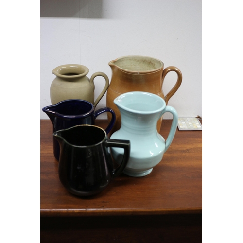 92 - Collection of Stone ware and Pottery Jugs