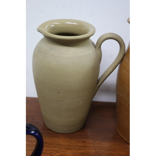 92 - Collection of Stone ware and Pottery Jugs