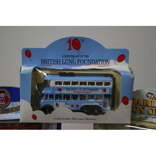 171 - Selection of Die Cast Buses plus Vehicles including Queens Golden State Coach