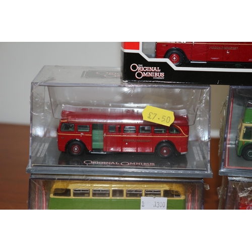 172 - Selection of Die Cast All Sealed Buses Omnibus Original