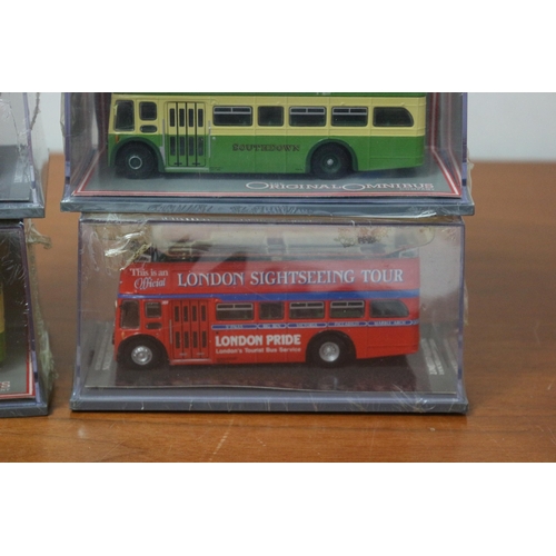 172 - Selection of Die Cast All Sealed Buses Omnibus Original