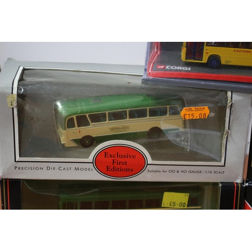 174 - Selection of Die Cast Buses - All New