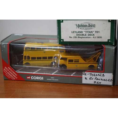 175 - Selection of Die Cast Buses - All New plus Queens Golden State Coach