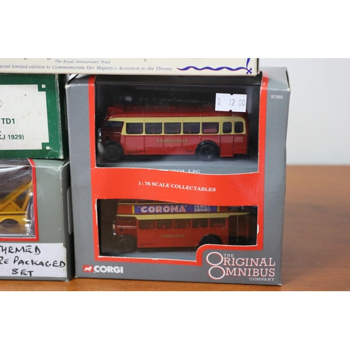 175 - Selection of Die Cast Buses - All New plus Queens Golden State Coach