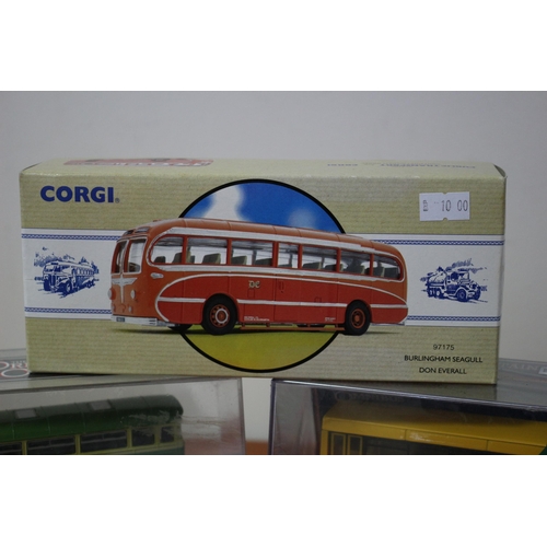 176 - Selection of Die Cast Buses including Corgi Burlington Seagull