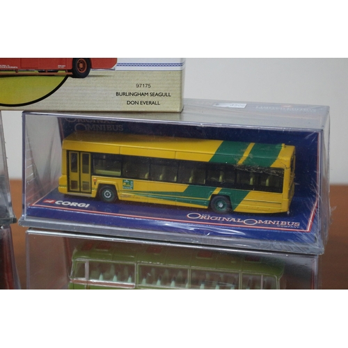 176 - Selection of Die Cast Buses including Corgi Burlington Seagull