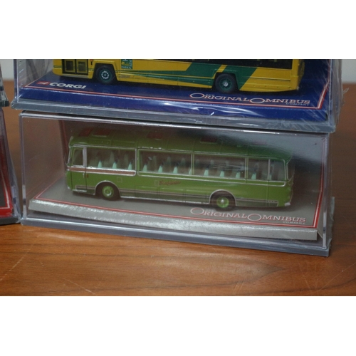 176 - Selection of Die Cast Buses including Corgi Burlington Seagull