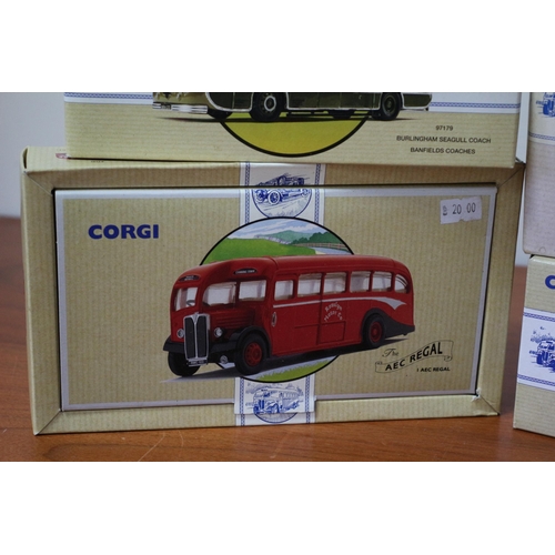 177 - Selection of Die Cast Buses - All Corgi